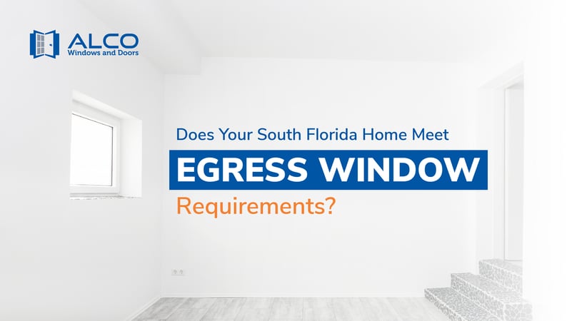 Egress window requirements