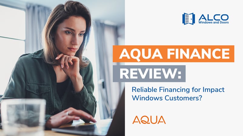 Aqua Finance Review Impact Windows
